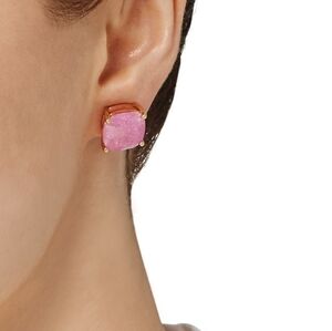 Kate Spade Pink Square Stud Earring